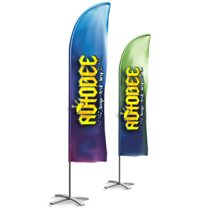 Feather Flag & Pole (14FT & 10.5 FT Flag)