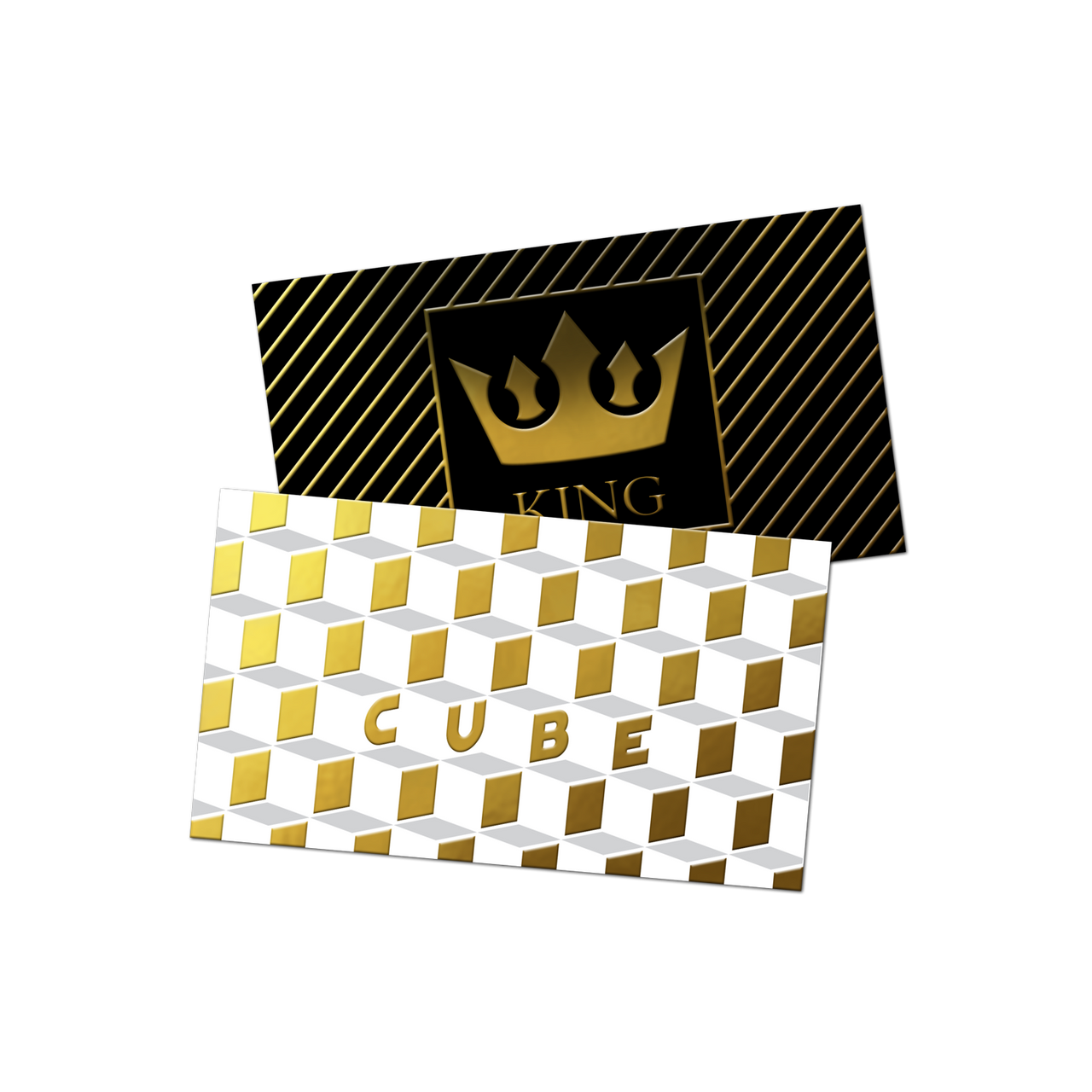 Raised 3D Foil Business Cards