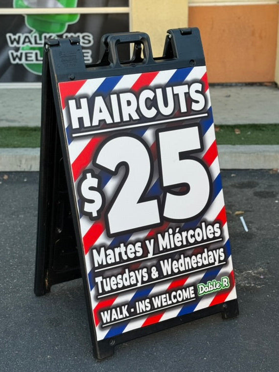 A-Frame Sidewalk Sign