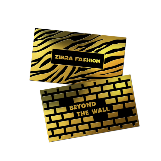 Raised 3D Foil Business Cards